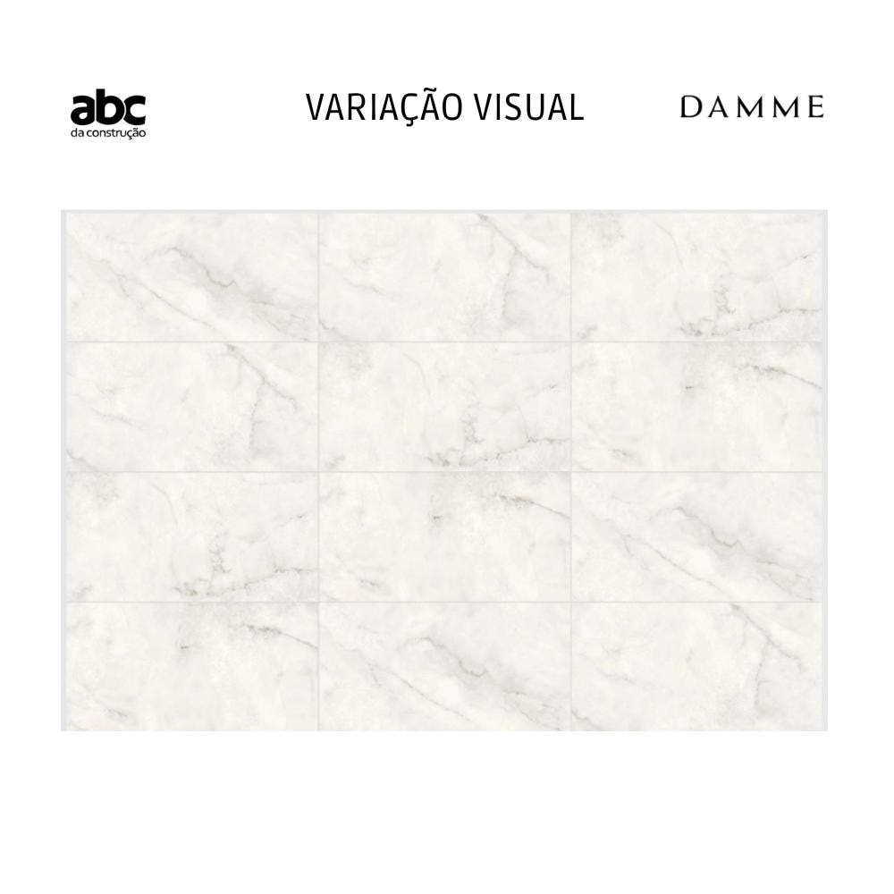Porcelanato Damme Onix Ice Acetinado 83x83cm Retificado | ABC da