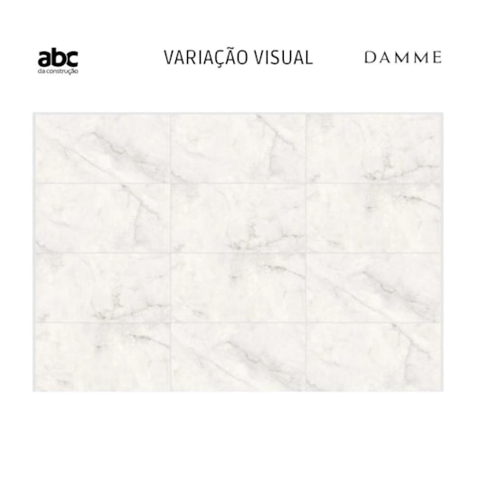 Porcelanato Damme Onix Ice Acetinado 62x121cm Retificado - Imagem principal - d8f629a6-e63e-4e1d-be99-9d137114f8b9