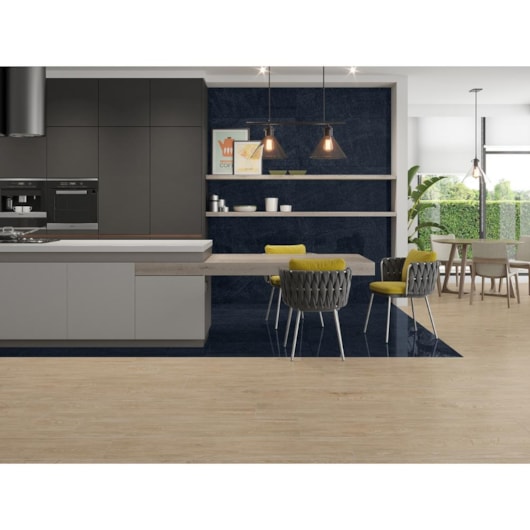 Porcelanato Damme Pedra Estrela Indigo Polido 62x121cm Retificado - Imagem principal - 7f0f97cb-0a13-40a9-9ffb-1dae2cd12926
