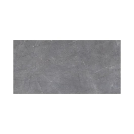 Porcelanato Damme Pulpis Grafite Polido 62x121cm Retificado - Imagem principal - 1546a42f-e138-49cc-b5b3-098462f8dced