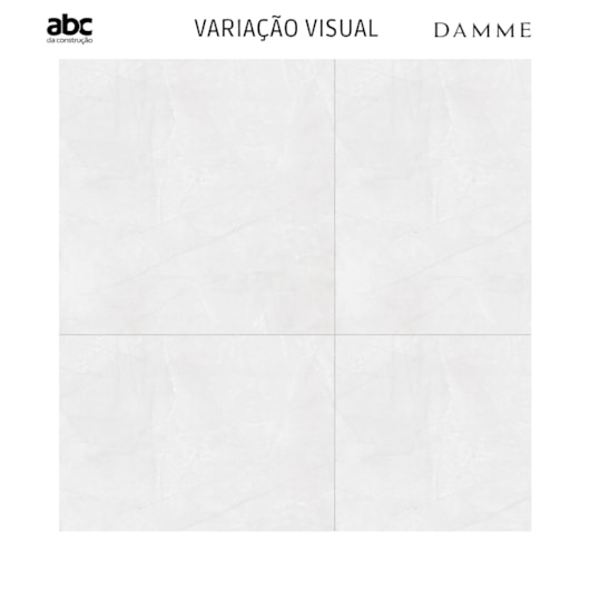 Porcelanato Damme Pulpis White Acetinado 121x121cm Retificado - Imagem principal - 9a225155-a562-47d3-9ee8-0e26ae8d2bfb