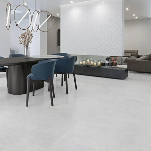 Porcelanato Damme Pulpis White Acetinado 83x83cm Retificado - Imagem principal - cb8c4393-373a-46b8-9cbe-f89825d020a5