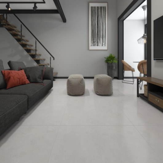 Porcelanato Damme  Savanah Ice Acetinado 83x83cm Retificado - Imagem principal - 96266493-40ff-4db2-9566-2c3fd9319318