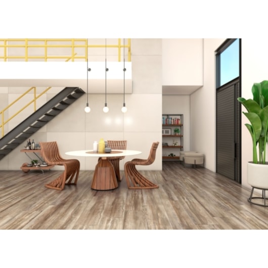 Porcelanato Damme York Caramel Acetinado 83x83cm Retificado - Imagem principal - 34491d58-9565-4226-a519-d246eeb9c73f