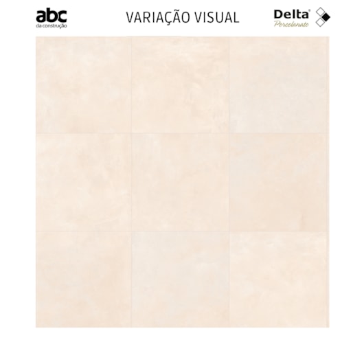 Porcelanato Delta Barcelona Arena Polido Bege 84x84cm Retificado  - Imagem principal - 7a880380-741e-4cb3-9415-5232085547bb
