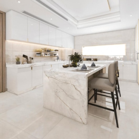 Porcelanato Delta Barcelona Plata Polido 84x120cm Retificado - Imagem principal - 671dccec-b401-412a-a84a-ba9cd9cc19d4