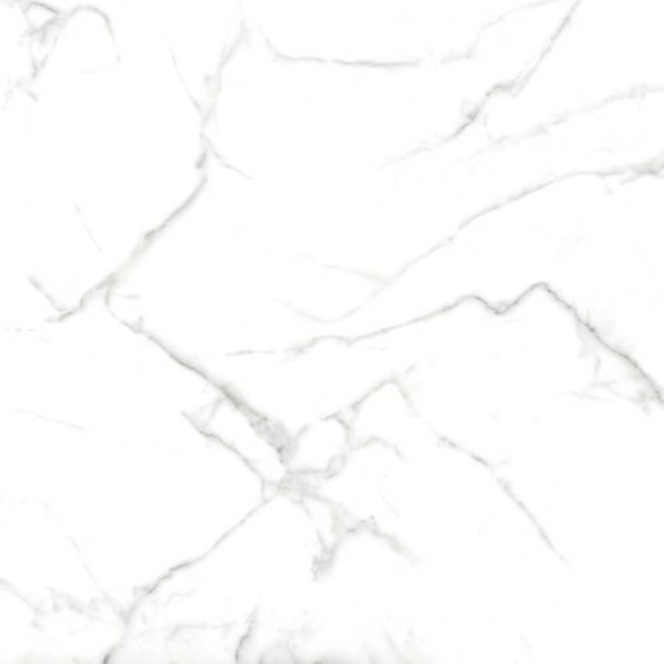 Porcelanato Delta Carrara Cristal Acetinado Mármore 70x70cm Retificado 