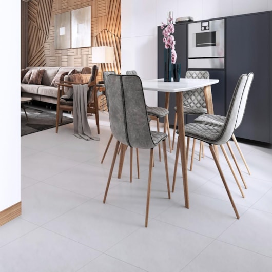 Porcelanato Delta Cotton Acetinado 72x72cm Retificado - Imagem principal - 01229019-71e3-41c4-84df-a7bff940066e
