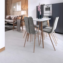 Porcelanato Delta Cotton Acetinado 72x72cm Retificado