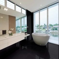 Porcelanato Delta Nero Polido 84x84cm Retificado
