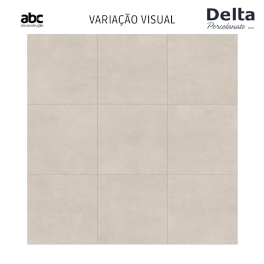 Porcelanato Delta Obelisco Avena Acetinado 120x120cm Retificado - Imagem principal - 0fbb77d0-17ea-4fcb-a996-ab2427eb790c