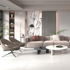 Porcelanato Delta Obelisco Off White Acetinado 120x120 Retificado