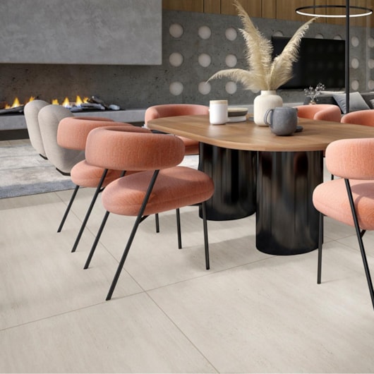 Porcelanato Delta Romano Avena Acetinado 120x120cm Retificado - Imagem principal - 95bb22a0-1d3a-4c5d-b674-10939942a1a4