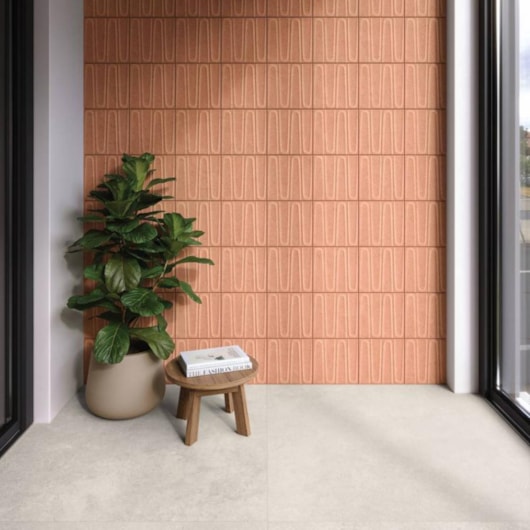 Porcelanato Eliane Aura Gris Externo 3D 90x90cm Retificado - Imagem principal - 208f7fe0-ab80-499e-a982-be01e34b33f8