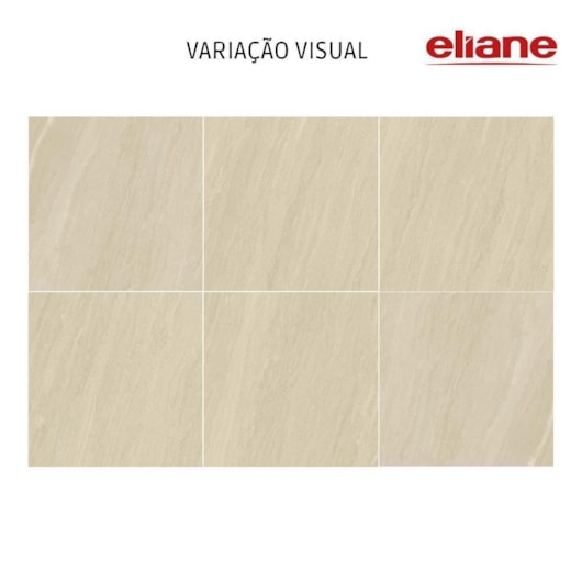 Porcelanato Eliane Belgium Marfim Acetinado 90x90cm Retificado - Imagem principal - 6b01a286-1554-4065-b883-68bf2c4bb280