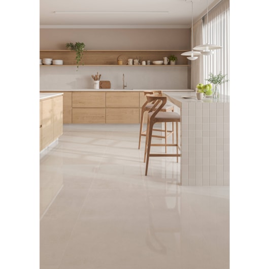 Porcelanato Eliane Bienal Off White Polido 100x100cm - Imagem principal - 5216c8b3-7c93-467c-a742-7d833384ec66