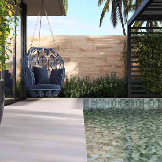 Porcelanato Eliane Borda Munari Branco Externo 30x90cm Retificado - Imagem principal - a16018a3-e575-4f88-bf40-e665b22c99f1