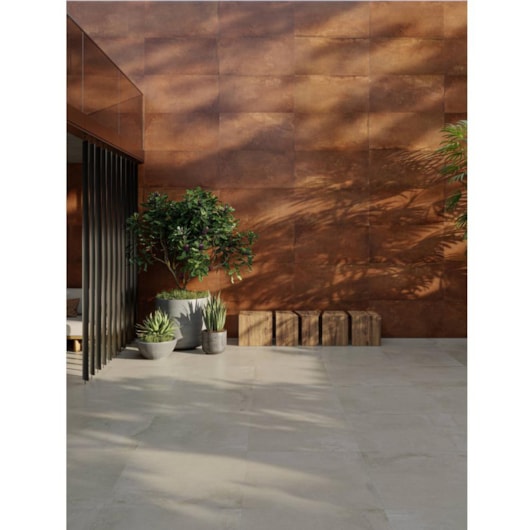 Porcelanato Eliane Cais Ferrugem 3D Acetinado 60x120cm Retificado - Imagem principal - 4b00d47d-8d48-4cc4-b869-a8ef75ffefc9