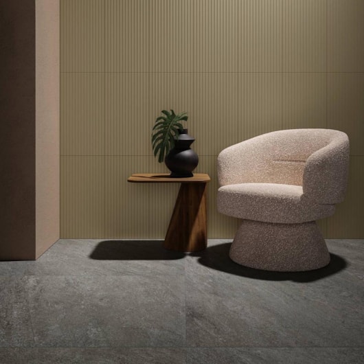 Porcelanato Eliane Cite Ita Thome Carbono 3D Acetinado 90X90cm Retificado - Imagem principal - 6b1178d5-6251-43db-9f27-66f1f13c6c03