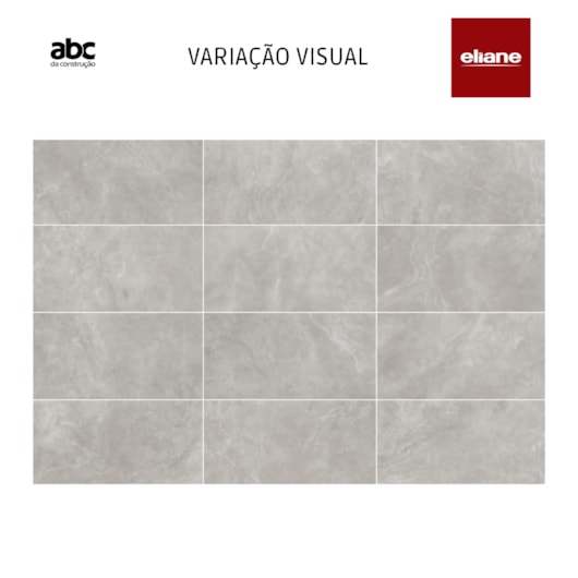 Porcelanato Eliane Dolmen Cinza Acetinado 60x120cm Retificado - Imagem principal - 32f3996b-6a39-4271-836e-632d707be83d