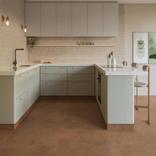 Porcelanato Eliane Fuso Terracota Mate 100x100cm Retificado - Imagem principal - 065faf2a-7f77-4cc1-bd42-852689c2769f