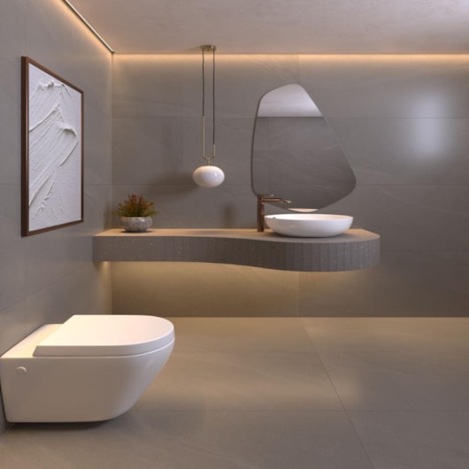 Porcelanato Eliane Khali Grafite Acetinado 60x120cm Retificado - Imagem principal - 453565ff-4a25-408c-89bc-6179fb9f4e2b