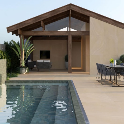 Porcelanato Eliane Khali Marfim Externo 120x120cm Retificado - Imagem principal - 7f3aa2f4-6354-48fd-a424-0d4f756b2a6d