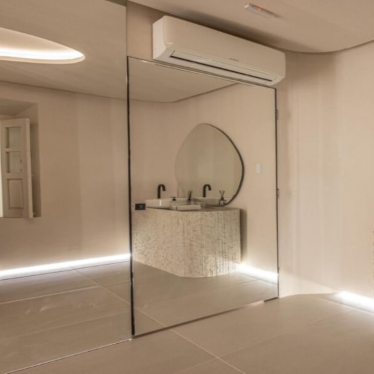 Porcelanato Eliane Khali Off White Acetinado 90x90cm Retificado