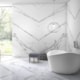 Porcelanato Eliane Marmo Branco Polido 80x160cm Retificado  - d8fada88-3bc2-4168-a3b1-ddbc44d755e4