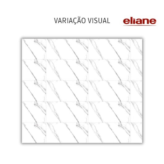 Porcelanato Eliane Marmo Branco Polido 80x160cm Retificado - Imagem principal - e705dc7f-3f85-4d2e-99b8-f1e84c45e083