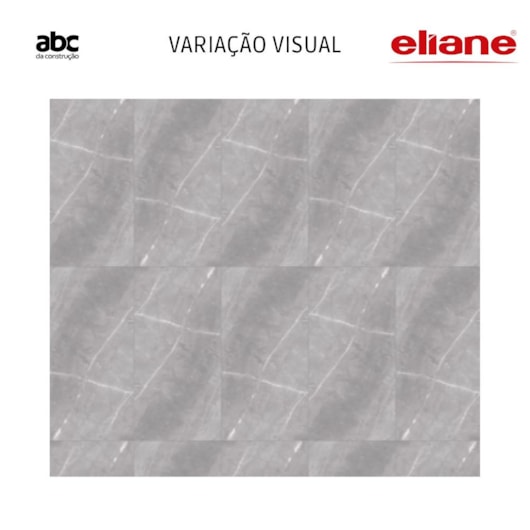 Porcelanato Eliane Marmo Gris Polido Cinza 80x160cm Retificado - Imagem principal - 45d5711a-9f6f-4572-96a4-118c418eda01