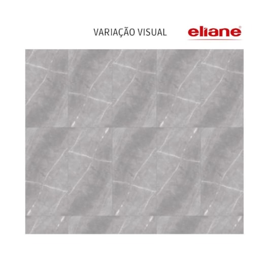 Porcelanato Eliane Marmo Gris Polido Cinza 80x160cm Retificado - Imagem principal - 6c95c362-1fd2-4b5d-ab32-96286053e4f8