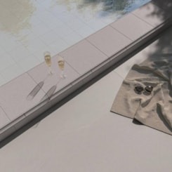 Porcelanato Eliane Mos Khali Off White Acetinado 30x30cm Retificado