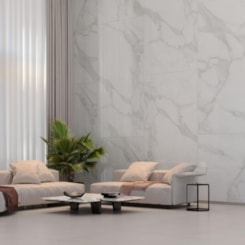 Porcelanato Eliane Munari Branco Acetinado 120x120cm Retificado