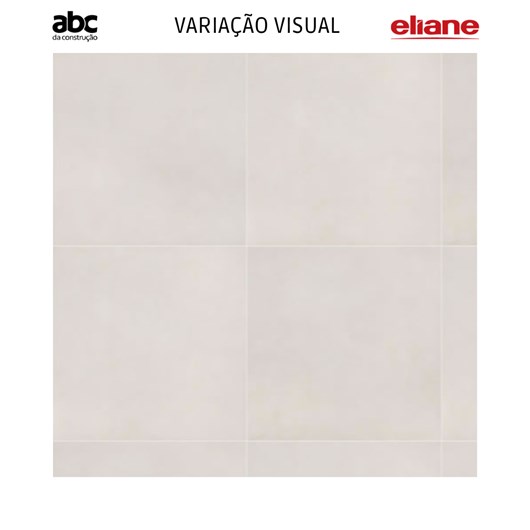 Porcelanato Eliane Munari Branco Acetinado 120x120cm Retificado  - Imagem principal - ec63360f-f22a-475a-b0a8-c936e83164f9