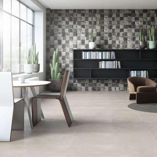 Porcelanato Eliane Munari Cimento Acetinado 60x60cm Retificado - Imagem principal - d8736b3c-1c3f-4fbd-bd28-a0bb498b9d7c