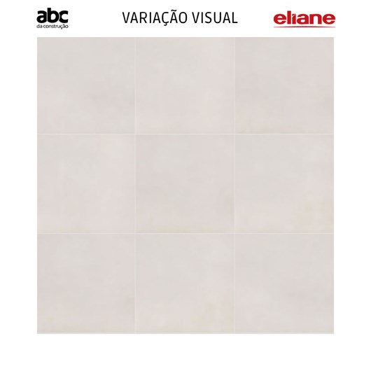 Porcelanato Eliane Munari Polido 90x90cm Branco Retificado  - Imagem principal - baab7ff8-0035-46d5-b3c9-92bdb37525ef