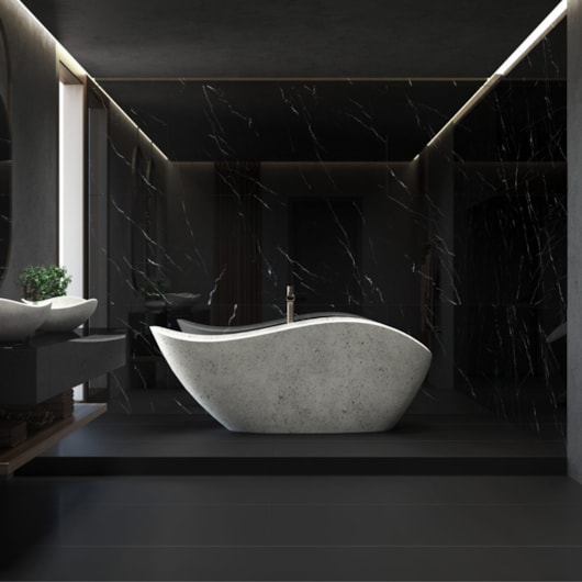 Porcelanato Eliane Nero Marquina Polido 80x160cm Retificado  - Imagem principal - 5eb7bf15-d227-41f6-8593-4a25e69b0fa5