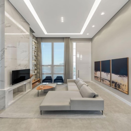 Porcelanato Eliane Place Branco Polido 120x120 Retificado - Imagem principal - 5c58afab-98c5-4a5d-ad77-cc75e5c721ca