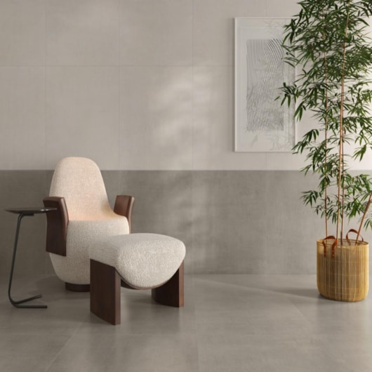 Porcelanato Eliane Poa Cement Acetinado 84x84cm Retificado - Imagem principal - 6f74c79d-c4d4-455e-8d51-95e183e83c7a