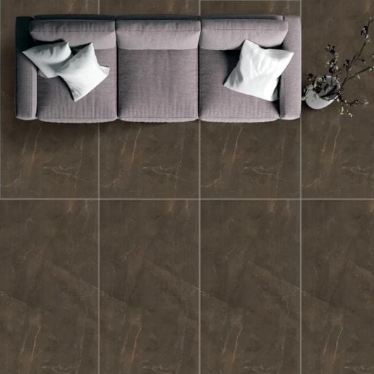 Porcelanato Eliane Pulpis Brown Polido 60x120cm Retificado - Imagem principal - 0e82b686-d644-4618-a4fb-c8265cb6d284