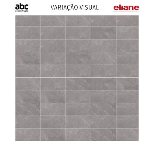Porcelanato Eliane Pulpis Gray Acetinado 60x120cm Retificado - Imagem principal - 986250fc-611d-4d63-95d4-cf45a5e4f7f2