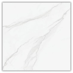 Porcelanato Elizabeth Calacatta Níquel Polido 100x100cm Retificado