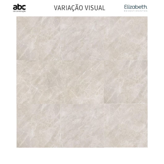 Porcelanato Elizabeth Luxury Bege Acetinado 84x84cm Retificado - Imagem principal - 24454697-bff3-435f-837e-0f807133a447