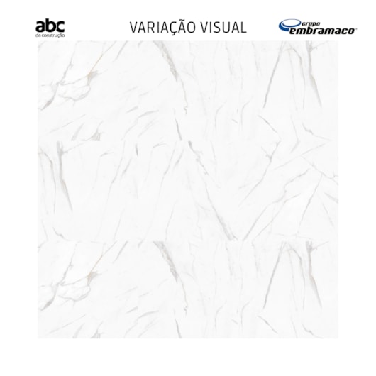 Porcelanato Embramaco Calacata Gold Plus 83031 Acetinado 83x83cm Retificado - Imagem principal - 04168d6b-7f68-477a-9c64-93d2973960c2