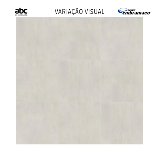 Porcelanato Embramaco Carbon Off White Out Plus 83063 83x83cm Retificado - Imagem principal - 7195cd89-0f58-401c-9433-60507256bafd