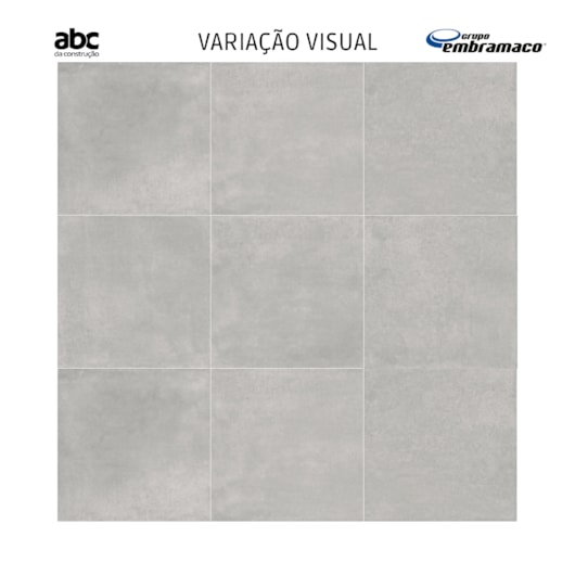 Porcelanato Embramaco Cotton Off White 94006 Satiny 94x94cm Retificado - Imagem principal - 742ee739-10ee-4ab5-ad7f-48ace9b83aec