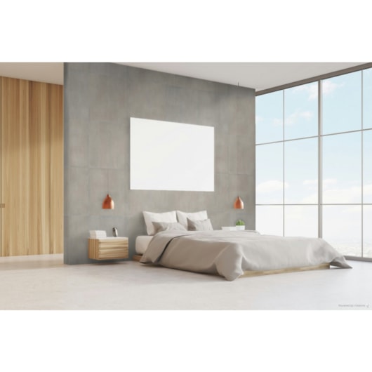 Porcelanato Embramaco Detroit Gray Plus 83053 83x83cm Retificado - Imagem principal - 9a6249b5-921b-4c96-a05f-bf15e7b89058