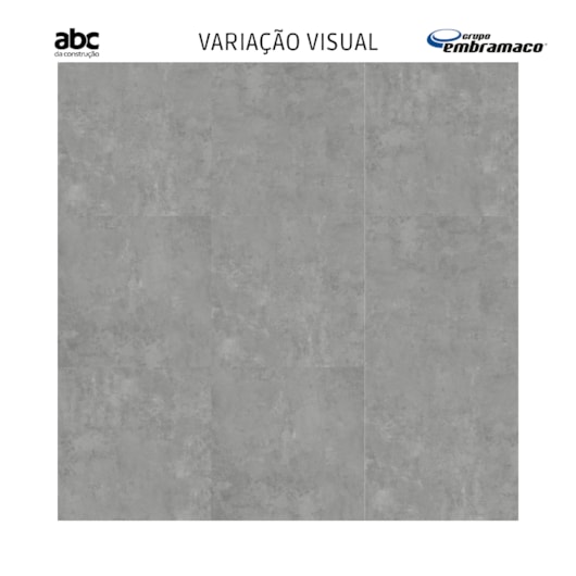 Porcelanato Embramaco District Gray Out Plus Cinza Externo 83x83cm Retificado  - Imagem principal - c47477e2-c54b-4482-a9a4-3afbef0d105b