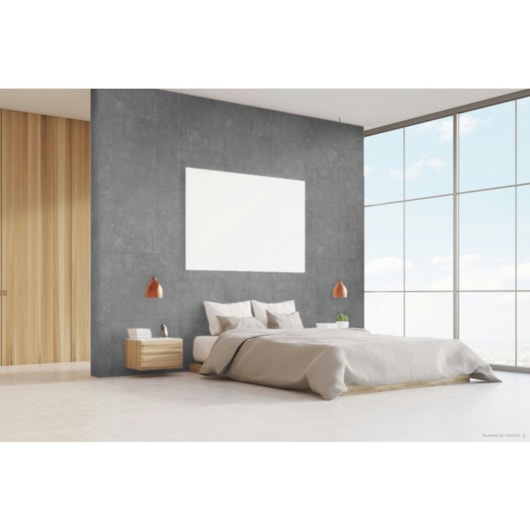 Porcelanato Embramaco District Gray Plus 83027 Acetinado 83x83cm Retificado  - Imagem principal - fe93cc31-7a8d-49a9-aab8-2cf8615c4054